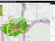 Columbia Falls City-County Zoning Map from Flathead County GIS Interactive Mapping